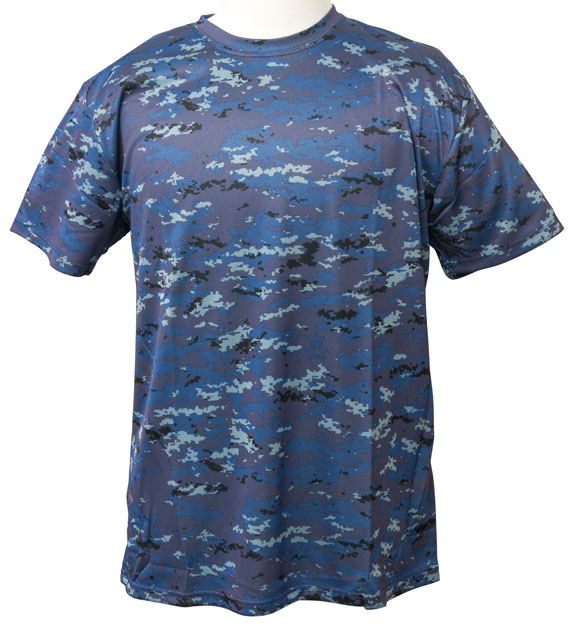 迷彩Tシャツ ポリエステル地